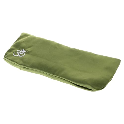 SHELLSK Yoga Equipment Yoga Eye Pillow?Silk?Cassia Seed Lavender Massage Relaxation Mask?Aromatherapy Eye Pillow for Building Flexibility in The Body (Color : Green)
