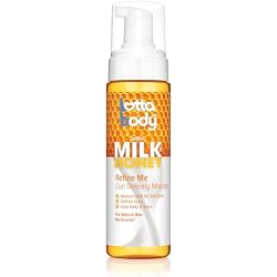 Lottabody Refine Me Curl Defining Mousse with Milk & Honey, Lightweight, Moisture-Rich Frizz-Control Styling Mousse for Softly Defined Natural Curly & Coily Hair, 7 oz
