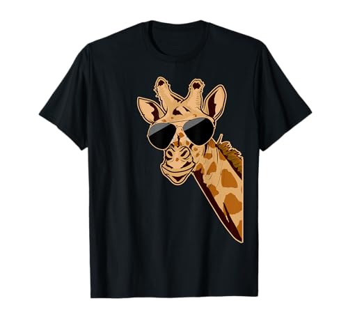 Zoo girafe animal - cadeau safari de gardien de zoo savane T-Shirt