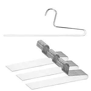 Mawa Trouser Series Open Ended Hanger for Pants Nonslip, Space Saving, Single Rod Design