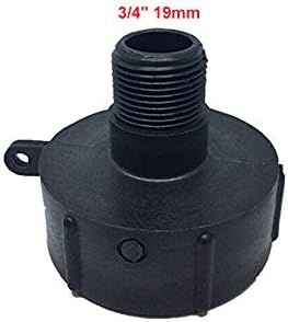 Tank Hose Adapter 1PCS 1000L Plastic IBC Tank Adapter Garden Hose Adapter Fittings Tools 60mm Thread Import to 3/4"(19mm) Connect Hose - Image 3