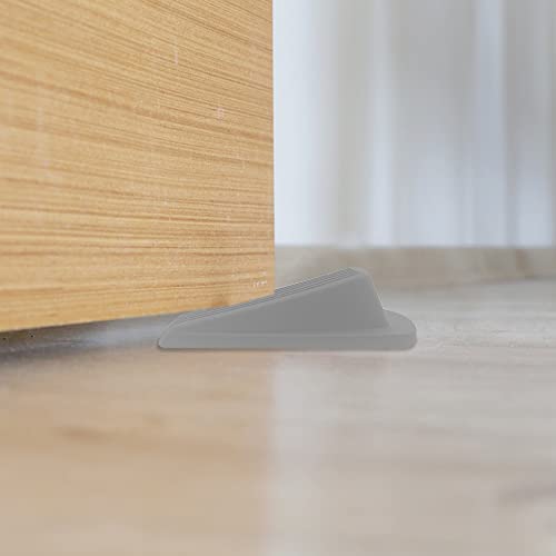 SENHAI - Fermaporta in gomma, 4 pezzi, con cuneo