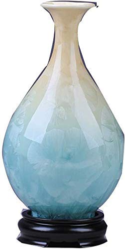 Vase en céramique épaisse grand modèle d'art floral haut de gamme