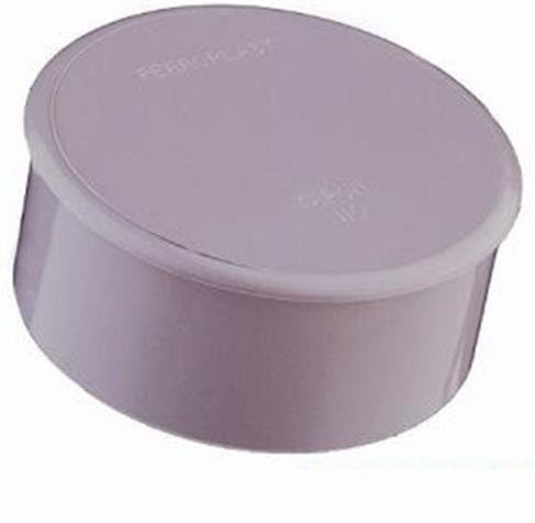 Ferroplast - Tapon Ciego PVC Gris 110mm. - 205042