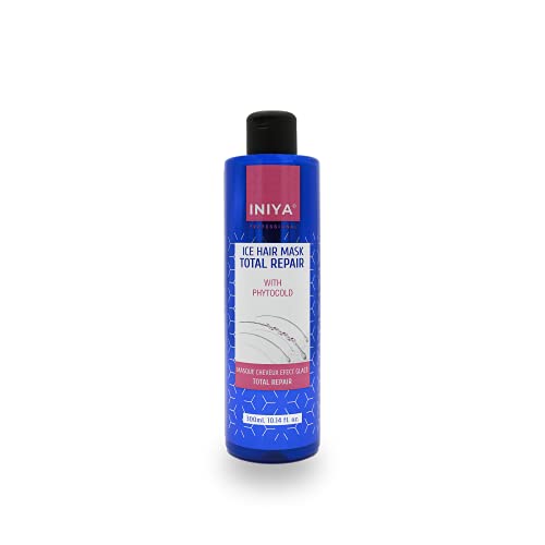 Masque Soin Réparateur Sans Sulfate Iniya Professional 300ml | Masque Réparateur Professionnel Iniya | Masque Sans Sel - Sans Silicone - Sans Paraben | Masque Entretien Lissage Brésilien - Tanin Cover