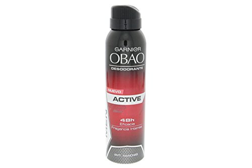 Obao Mens Active Deodorant Spray 150ml - Desodorante Aerosol para Hombre (Pack 2) miniatura 1