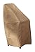 Budge Stack Chairs Or Barstool Cover 27" L X 28" W X 49" H Sand Polyethylene