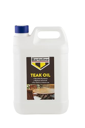 Bartoline Teak Oil 5 L Deep Penetrating Wood Oil