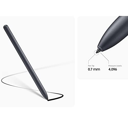Image of Galaxy Tab S7 Fe S Pen Replacement Stylus Pen For Samsung Galaxy Tab S7,Tab S7 Fe Sm-T730,Sm-T733,Sm-T736B Touch Pen(Withoutbluetooth)+ Tips /Nibs(Mystic Black)