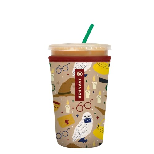 Sok It JavaSok Iced Coffee & Cold Soda Insulated Neoprene Cup Sleeve (Horcrux, Medium: 22-28oz)