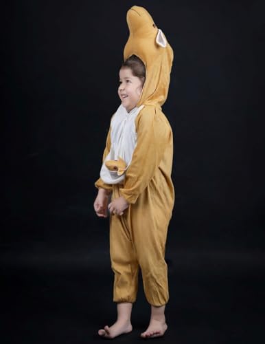 Image of BookMyCostume Australian Kangaroo Animal Kids Fancy Dress Costume 7-8 years