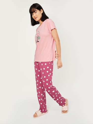 Image of Max Plus Size Women Printed PJ Set