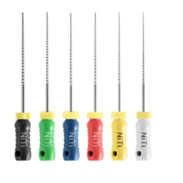 Image of Dental Niti-K-Files(25Mm,Assorted(#45-80))(Pack Of 6Pc)
