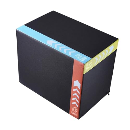 Almencla 【2025新登場】プライオボックス ソフト 30*35*40cm プライオメトリクス ボックス 昇降台 ジャンプ台 ステップ台 跳び箱 3in1 体幹 トレーニング ジャンピングエクササイズ器具 室内 トレーニング ステップアップボックス