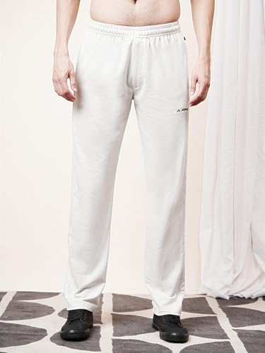 Image of Trackpants for Men - Regular Fit, Cotton Hoisery, Ultra Soft, Comfortable, Lightweight, Ziper Pockets, Front Zip, Back Pocket, Solid Mnimal