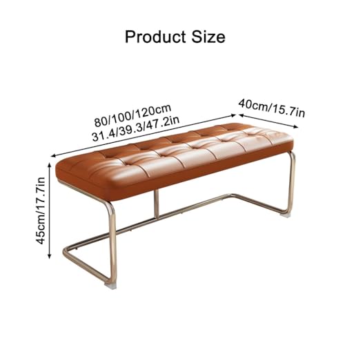 Banc de bout de lit rectangulaire capitonné pour optimiser votre entrée - 3