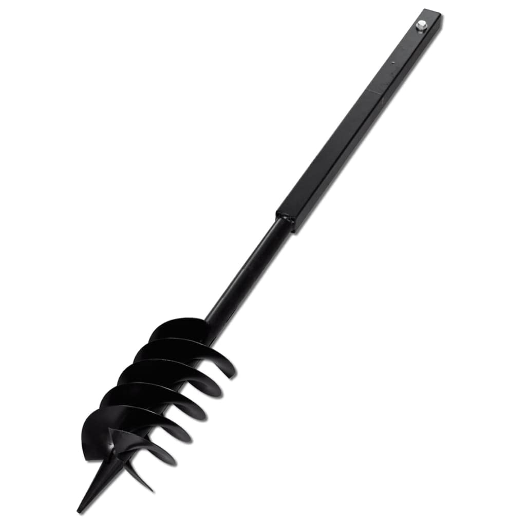 Manueller Erdbohrer, manuelle Erdbohrer, Gartenwerkzeug, mit 150 mm Griff und 9 m Verlängerungsrohr, Stahl