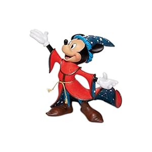 Enesco Disney Showcase Couture de Force Fantasia 80th Anniversary Sorcerer’s Apprentice Mickey Mouse Figurine, 8.74 Inch, Multicolor