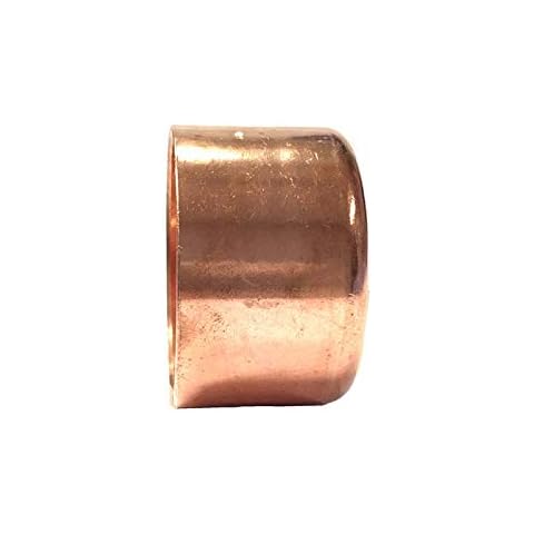 Libra Supply 2-1/2'',2-1/2 inch, 2-1/2-inch Copper Sweat Cap, (click in for more size options) Copper Pressure Pipe Fitting Plumbing Supply Cover