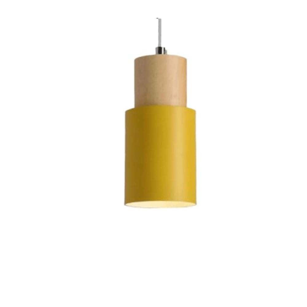 LANTANB Modern Industrial Style Iron Pendant Lamp, E27 Screw Single Head Chandelier, Flush Mount Ceiling Hanging Light, Bedroom Restaurant Bar Decoration Light Fixtures