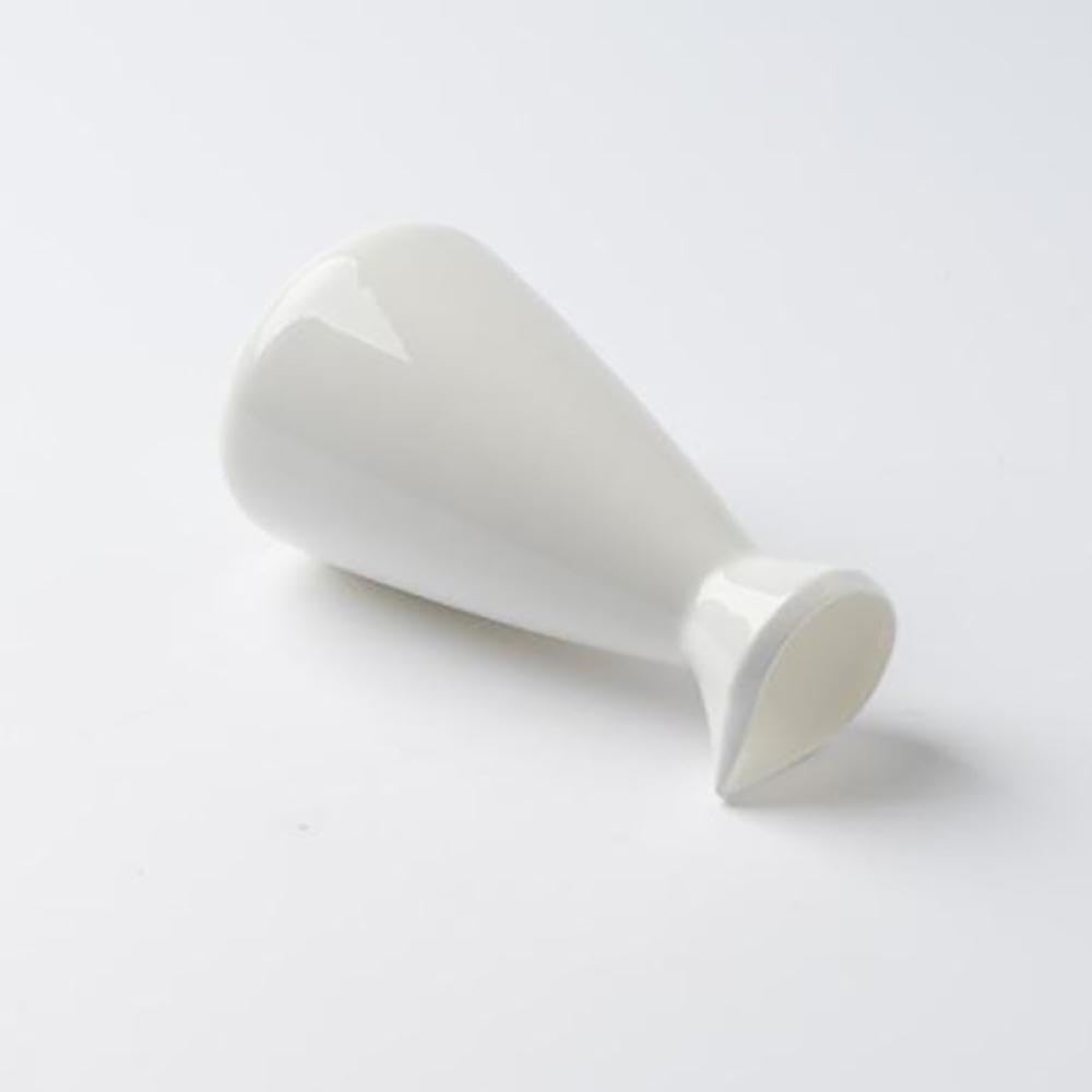 Sizikato 2 botellas de sake de porcelana blanca, 10 onzas