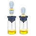 Joogee Botella de Aceite con Pincel, 6.1 oz/180 ml Botella de Aceite con Cepillo de Barbacoa, 2 en 1 Almacenamiento y dispensador de Aceite para cocinar Air Fryer BBQ Grilling Oil Brush Pot