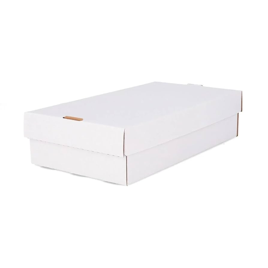 ホワイト ボックス Amazon.com: BCW Super Shoe Storage Box – 10 Pack | Cardboard