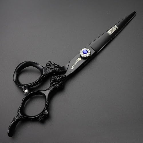 Ciseaux de coiffure de 15,2 cm plats contre les pointes fourchues