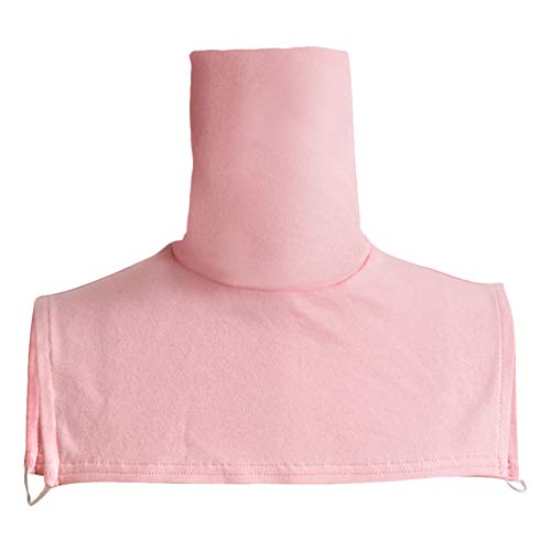 Joyci Pure Cotton Islamic Women's Causal Dickey Faux Turtlenecks Collar (Pink)