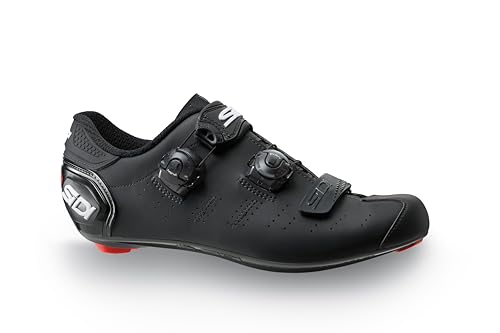 SiDI | Cycling Shoes, Professional Men's Road Bike Shoes ERGO 5 MEGA, Integrated Heel, Innovative Closure System, Carbon Composite 20 Sole