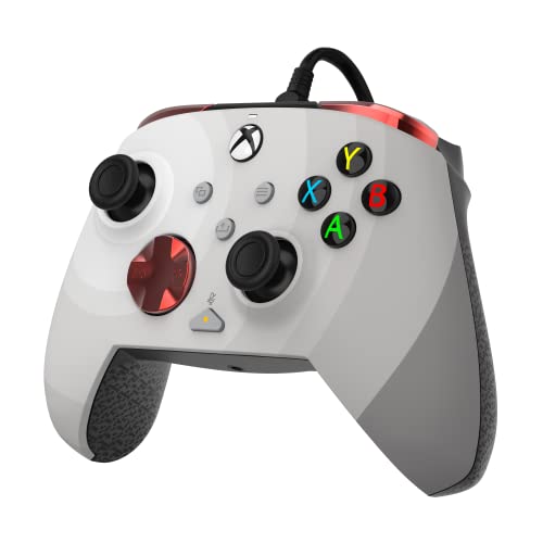 Pdp Rematch Xbox Filaire Manette Radial Blanc pour Xbox Series X|S, Xbox One, Licence Officiel
