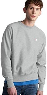 Champion mens Reverse Weave Crew, Left Chest C Sweatshirt