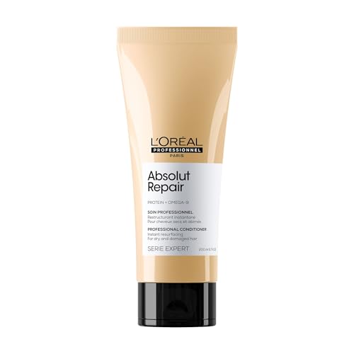 L'Oréal Professionnel, Condicionador tratamento reconstrutor para cabelo seco e danificado, Absolut Repair, 200 ml
