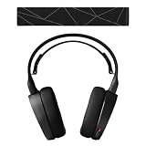 kwmobile Podkładka na głowę kompatybilna ze słuchawkami SteelSeries Arctis 3 / Arctis 5 - elastyczny nylonowy zamiennik - czarny/szary