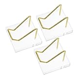 Photo Gallery lolippyy 3 pezzi espositore acrilico trasparente con supporto metallico per minerali e base decorativa per e mostre Photo Gallery lolippyy 3 pezzi espositore acrilico trasparente con supporto metallico per minerali e base decorativa per e mostre