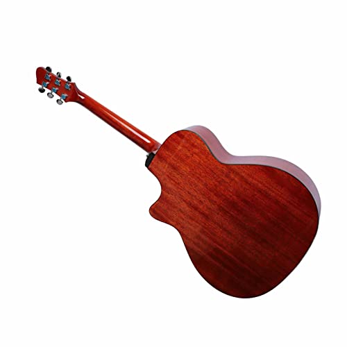 Guitare Folk 41 Pouces, Son Plus Riche, Texture Fine, Surface Miroir, Guitare Acoustique, Cadeau, Faible Pression avec Chiffon de Nettoyage pour Voyage pour Adultes (Couleur du coucher du soleil) - Les Beatles, Paul McCartney, John Lennon, RIngo Starr, George Harrison Guitare Folk 41 Pouces, Son Plus Riche, Texture Fine, Surface Miroir, Guitare Acoustique, Cadeau, Faible Pression avec Chiffon de Nettoyage pour Voyage pour Adultes (Couleur du coucher du soleil) – Image 5