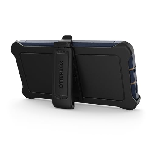 Image of OtterBox Samsung Galaxy S25+ (Only) - Defender Series Case - Blue Suede Shoes - Screenless - Rugged & Durable - with Port Protection - Holster Clip Included - Microbial Defense Protection