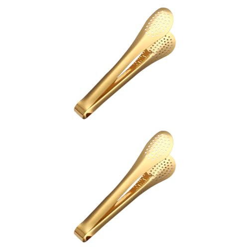 2 Pièces Pince Cuisine Pincettes de Cuisine en Acier Inoxydable Pince à Barbecue Pince de Buffet Pince Alimentaire Outil De Cuisine Pinces à Griller pour Cuisine Friture Salade Gâteau Pain