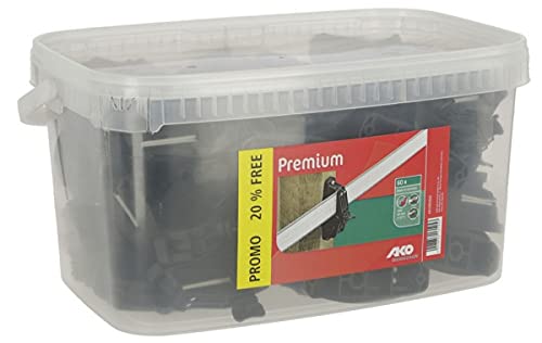 Kerbl 441290/603 - Aislador de sujeción (60 unidades), color negro