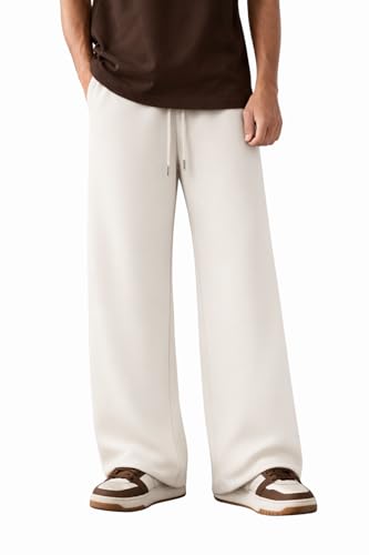 Image of Rockwell Men's Baggy Sweatpants | Cotton Terry Relaxed Fit Joggers for Men | Oversized Streetwear Track Pants | Casual Gym & Everyday Wear| 027