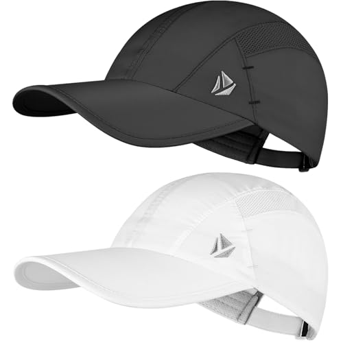 YANIKY Quick-Dry Running Hat for Men & Women Cooling Hat UPF 50+ Thin Baseball Cap Lightweight Breathable Mesh Sport Hats