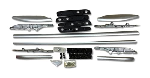 Barres de toit Rogue X-Trail 2014-2020 en argent avec verrou