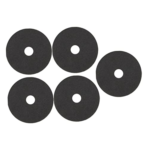 MUCKLILY 5sheets Commercial Floor Machine Pads Microfiber Cleaning Cushion for