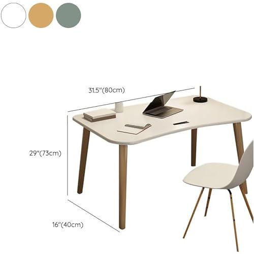 Bureau d'ordinateur bleu compact de 80 cm pour optimiser les petits espaces