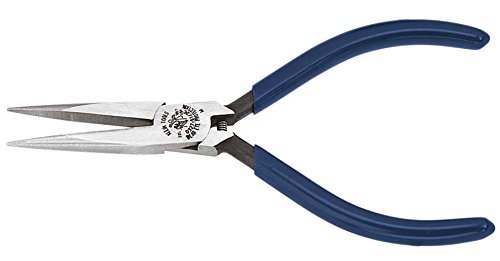 Klein Tools Long-Nose Pliers, Slim, 1/16-Inch Point Diameter, 5-Inch D327-51/2C