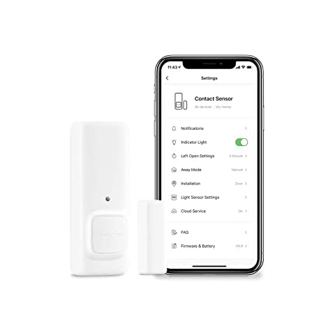 SwitchBot Door Alarm Contact Sensor - Smart Home Security Wireless Window Alarm and Door Sensor, Add SwitchBot Hub Mini to be Compatible with Alexa Cover