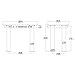 FixtureDisplays® 39.3 X 23.6 X 30