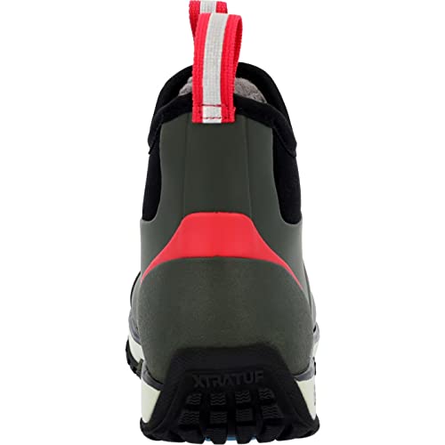 Image of XTRATUF 6 inch Women's Ice Fleece Lined Ankle Deck Boot - 100% Waterproof Rubber Footwear for Snow & Rain - Faux Shearling Lining - Slip-Resistant Outsole