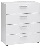 Tvilum Austin 4-Drawer Dresser, White