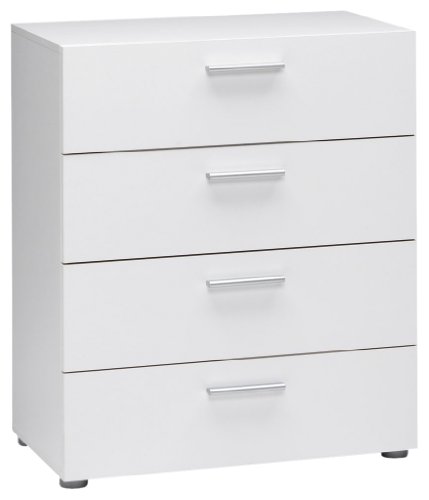 Tvilum Austin 4-Drawer Dresser, White